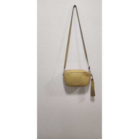 Valentino By Mario Valentino Mia Embossed Leather Crossbody Bermuda Green - Picture 4 of 10